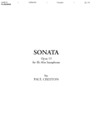 Sonata  Opus 19